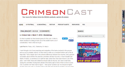 Desktop Screenshot of crimsoncast.com