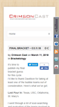 Mobile Screenshot of crimsoncast.com